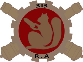 Blason de 313th Artillery Regiment, French Army/Arms (crest) of 313th Artillery Regiment, French Army