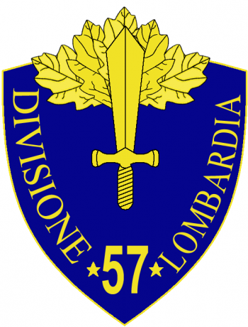 Coat of arms (crest) of the 57th Infantry Division Lombardia, Italian Army