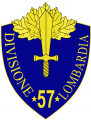57th Infantry Division Lombardia, Italian Army.png