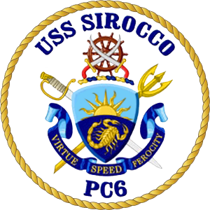 Coastal Patrol Ship USS Sirocco (PC-6).png