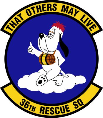 Coat of arms (crest) of the 36th Rescue Squadron, US Air Force