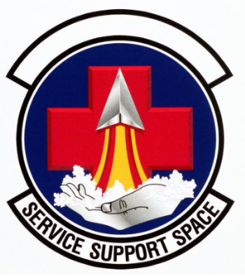 Coat of arms (crest) of the 45th Medical Support Squadron, US Air Force