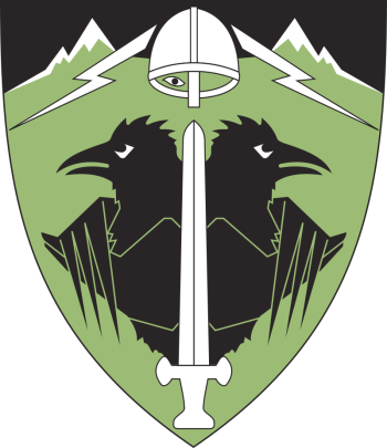 Coat of arms (crest) of the Long Range Reconaissance Squadron, Intelligence Battalion, Norwegian Army