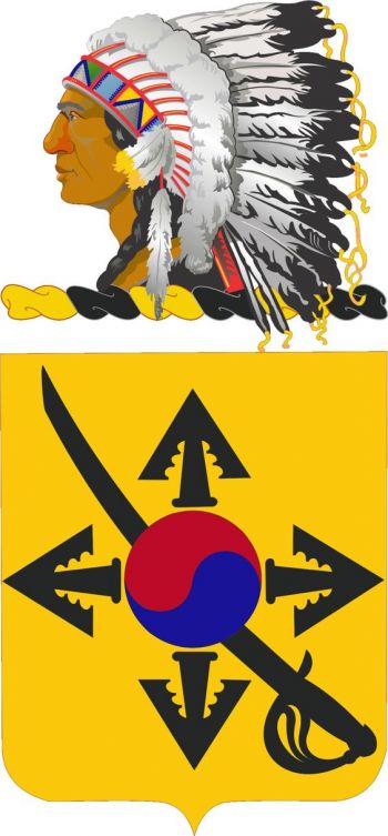 Arms of 145th Cavalry Regiment, Oklahoma Army National Guard