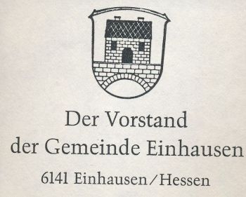 Wappen von Einhausen (Hessen)/Coat of arms (crest) of Einhausen (Hessen)