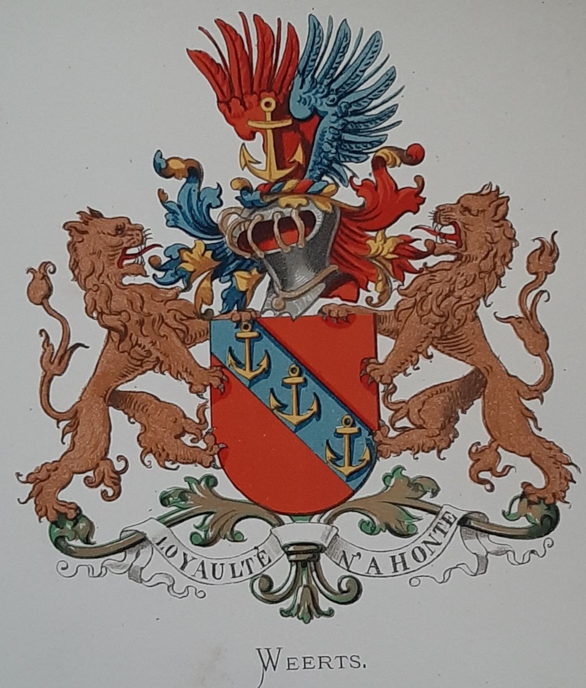Coat of arms (crest) of Weerts)