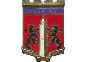 Coat of arms (crest) of the 128th Infantry Regiment, French Army