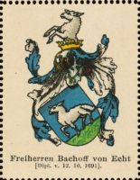 Wappen Freiherren Bachoff von Echt