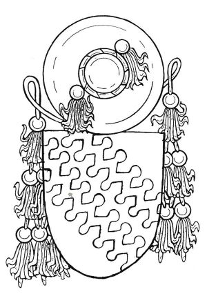 Arms of Jacopo Caetani degli Stefaneschi