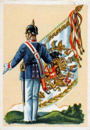 Coat of arms (crest) of Grand Ducal Mecklenburgian Fusilier Regiment No 90 Emperor Wilhelm, Germany