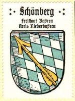 Wappen von Schönberg (Niederbayern)/Arms of Schönberg (Niederbayern)