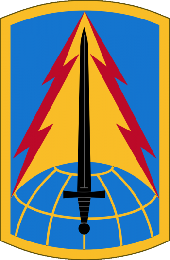 Coat of arms (crest) of 116th Military Intelligence Brigade, US Army