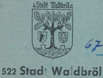 Wappen von Waldbröl/Coat of arms (crest) of Waldbröl