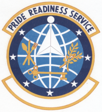 Coat of arms (crest) of the 1003rd Services Squadron, US Air Force