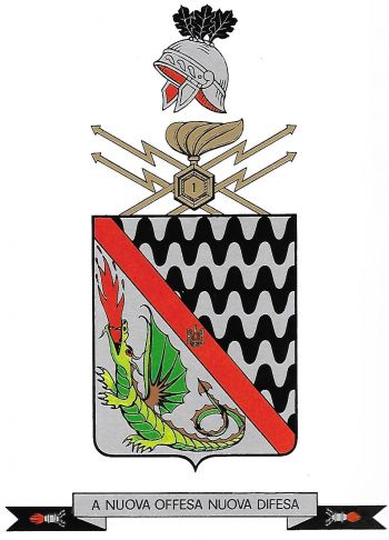 Coat of arms (crest) of 1st Atomic, Biological and Chemical Battalion Etruria, Italian Army