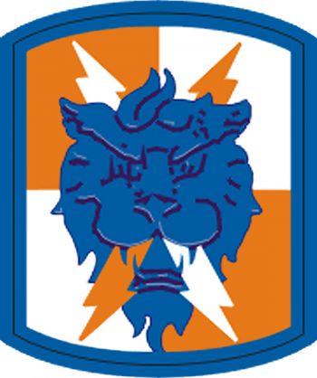 Coat of arms (crest) of 35th Signal Brigade, US Army