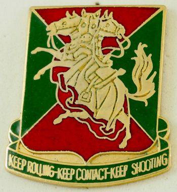 Coat of arms (crest) of 413th Armored Field Artillery Battalion, US Army