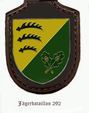 Coat of arms (crest) of the Jaeger Battalion 292, German Army