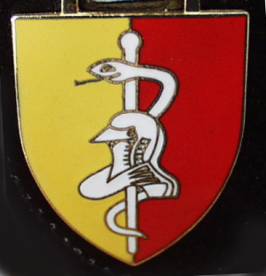 Coat of arms (crest) of the Medical Battalion 1, Germany