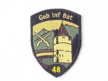 Coat of arms (crest) of the Mountain Infantry Battalion 48, Swiss Army
