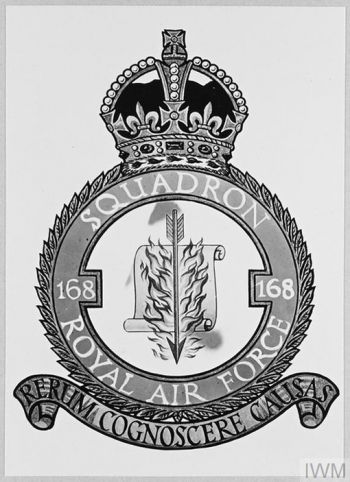 Coat of arms (crest) of the No 168 Squadron, Royal Air Force