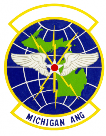 Coat of arms (crest) of the 110th Direct Air Support Center Squadron, Michigan Air National Guard