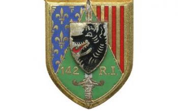 Blason de 142nd Infantry Regiment, French Army/Arms (crest) of 142nd Infantry Regiment, French Army