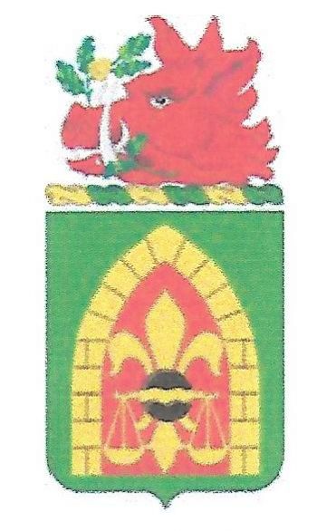 Arms of 104th Military Police Battalion, New York Army National Guard