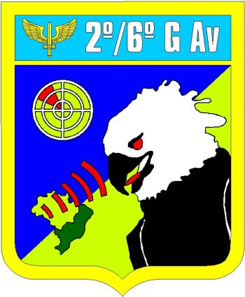 Coat of arms (crest) of 2nd Squadron, 6rd Aviation Group, Brazilian Air Force