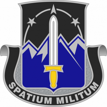 Coat of arms (crest) of 2nd Space Battalion, US Army