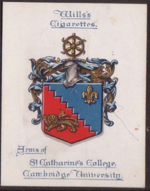 Arms of St Catharine's College (Cambridge University)