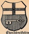 Wappen von Ehrenbreitstein/ Arms of Ehrenbreitstein