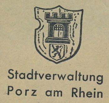 Wappen von Porz/Coat of arms (crest) of Porz