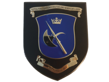 Coat of arms (crest) of the Total Defence Sub-Unit North Zeeland, Denmark