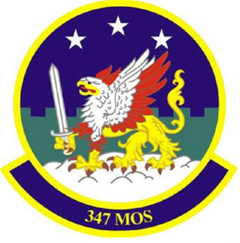 Coat of arms (crest) of the 347th Maintenance Operations Squadron, US Air Force