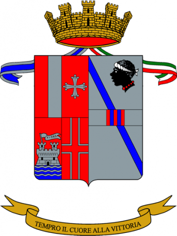 Coat of arms (crest) of the 35th Field Artillery Group Riolo, Italian Army