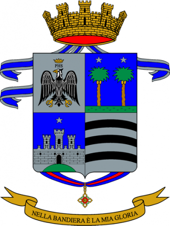 Coat of arms (crest) of the 57th Infantry Regiment Abruzzi, Italian Army
