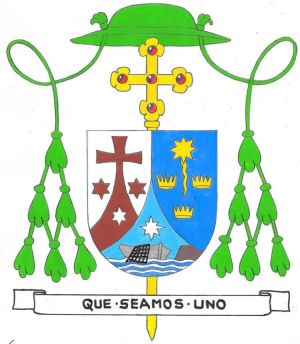 Arms (crest) of Ángel Ernesto Zapata Bances