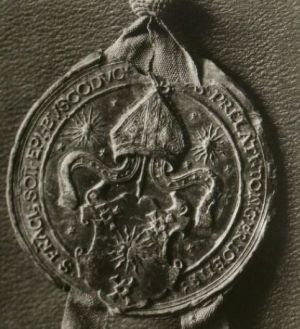 Arms (crest) of Franciscus van de Velde