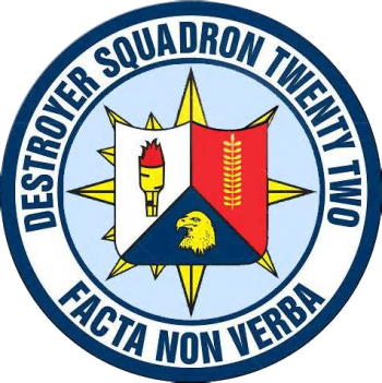 Coat of arms (crest) of the Destroyer Squadron Twentytwo, US Navy