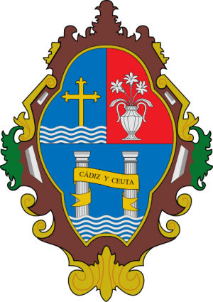 Arms (crest) of Diocese of Cádiz y Ceuta