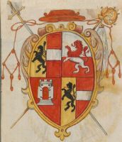 Arms (crest) of Johann Jakob von Kuen-Belasy