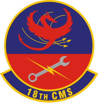 Coat of arms (crest) of the 18th Component Maintenance Squadron, US Air Force