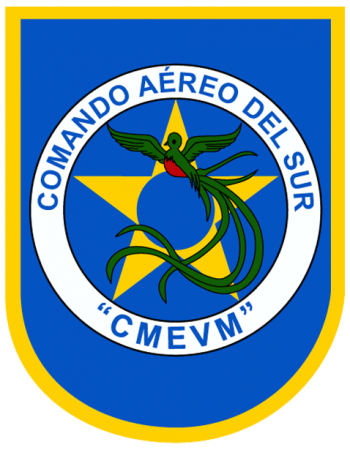 Coat of arms (crest) of the Southern Air Command ''Coronel Mario Enrique Vázquez Maldonado'', Guatemalan Air Force