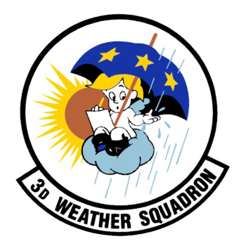 Coat of arms (crest) of the 3rd Weather Squadron, US Air Force