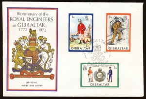 Arms (crest) of Gibraltar (stamps)