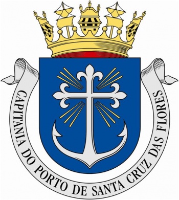 Coat of arms (crest) of Harbour Captain of Santa Cruz das Flores, Portuguese Navy