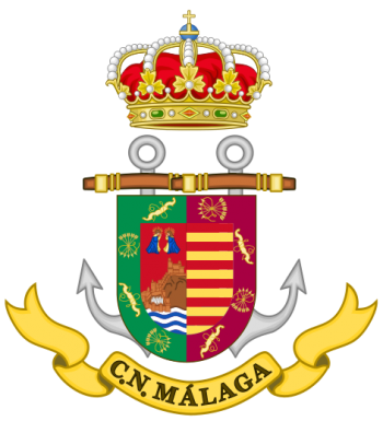 Coat of arms (crest) of the Naval Command of Málaga, Spanish Navy