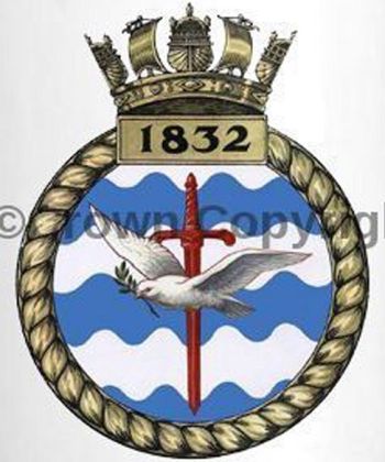 Coat of arms (crest) of the No 1832 Squadron, FAA