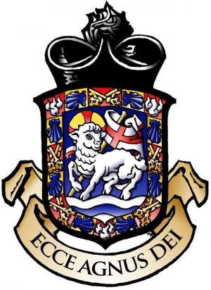 Arms (crest) of Parish of Saint John the Baptist, Cabot